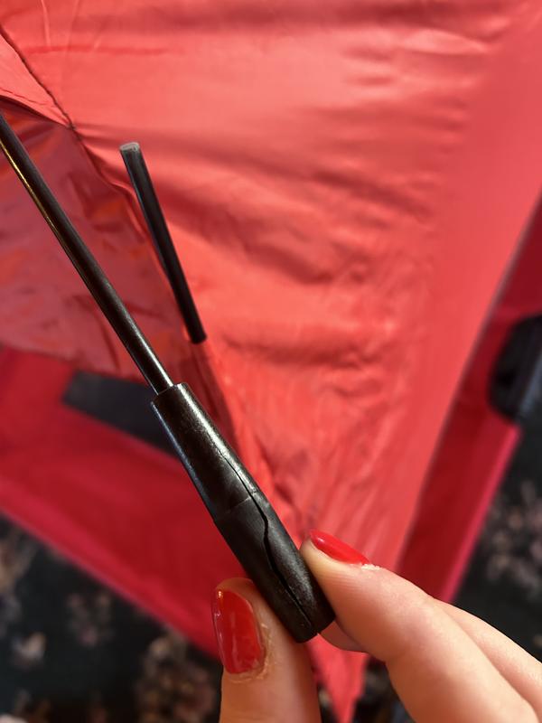 Cracked components do not allow for secure fasteners