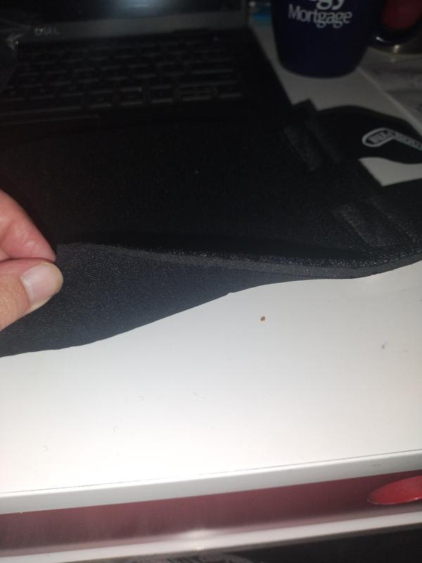 A soft kitchen sponge is all it is