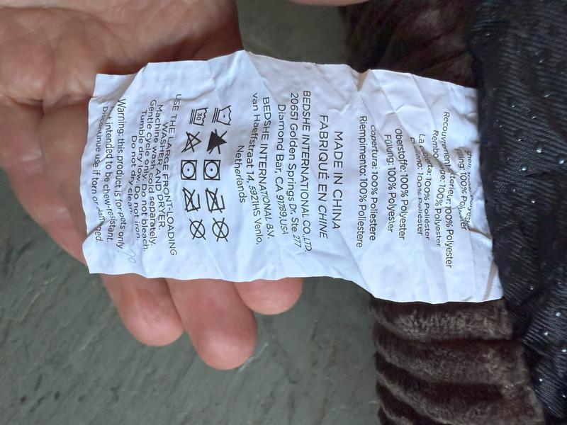 Back of tag