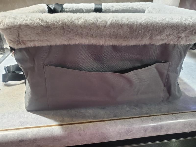 Front pocket for treats , food or a leash