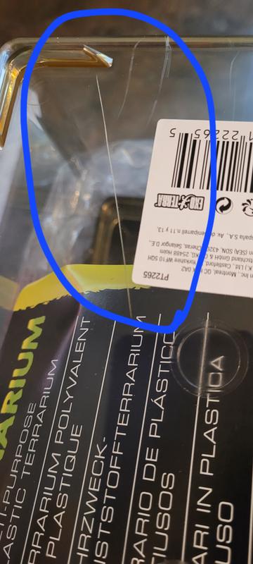 Split through, won't hold liquids