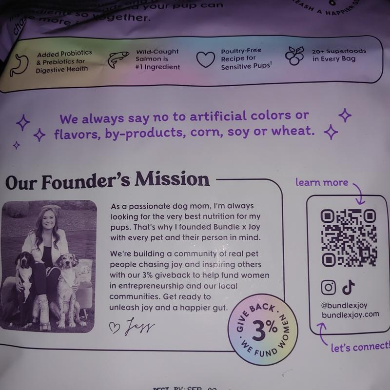 Bundle x Joy Vibrant Salmon Recipe Dry Dog Food