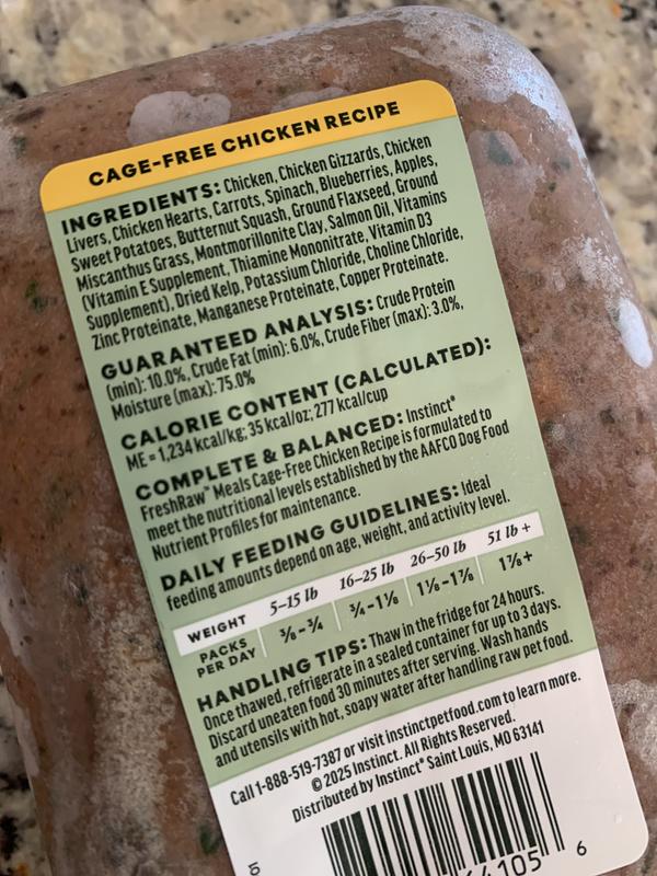 Few ingredients, 1 pack/50 pound dog