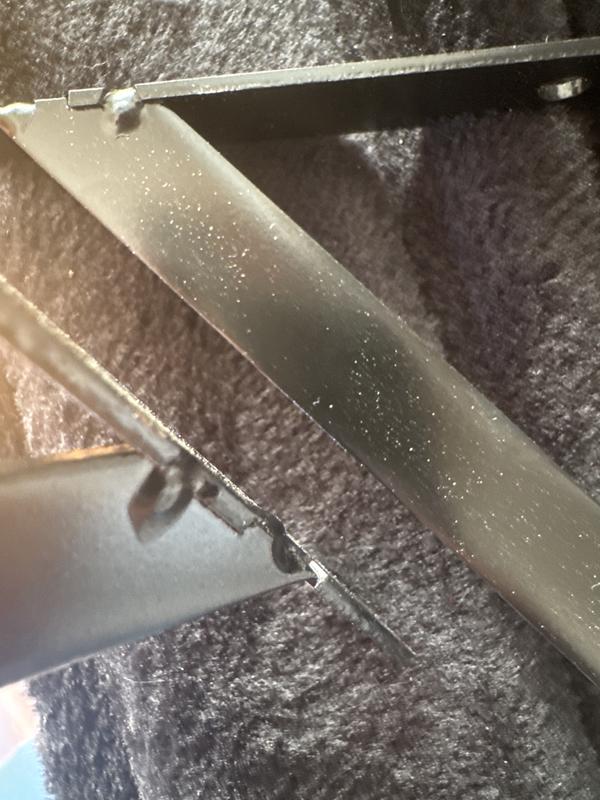 Sharp metal, dangerous, brackets