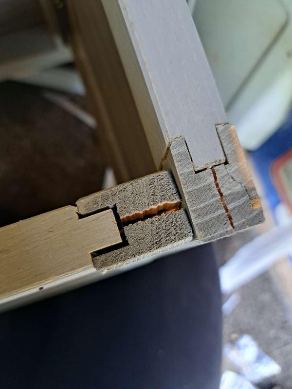 Wood was split on arrival