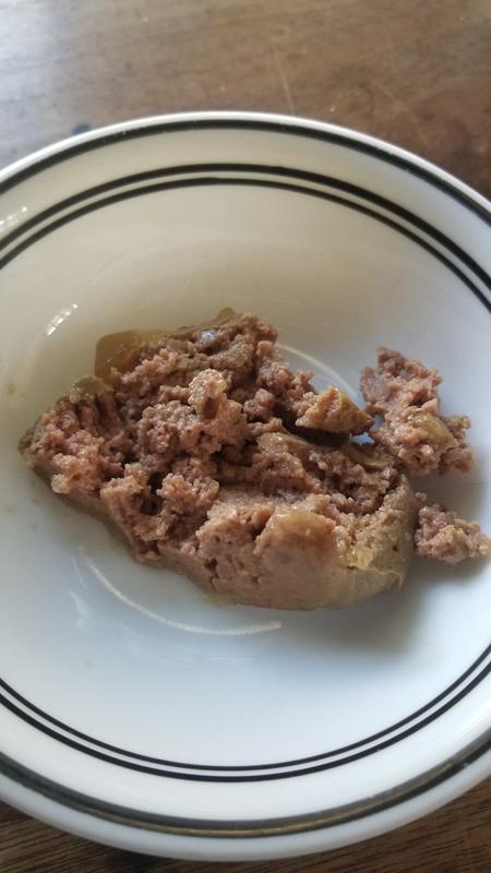 After smushing with fork