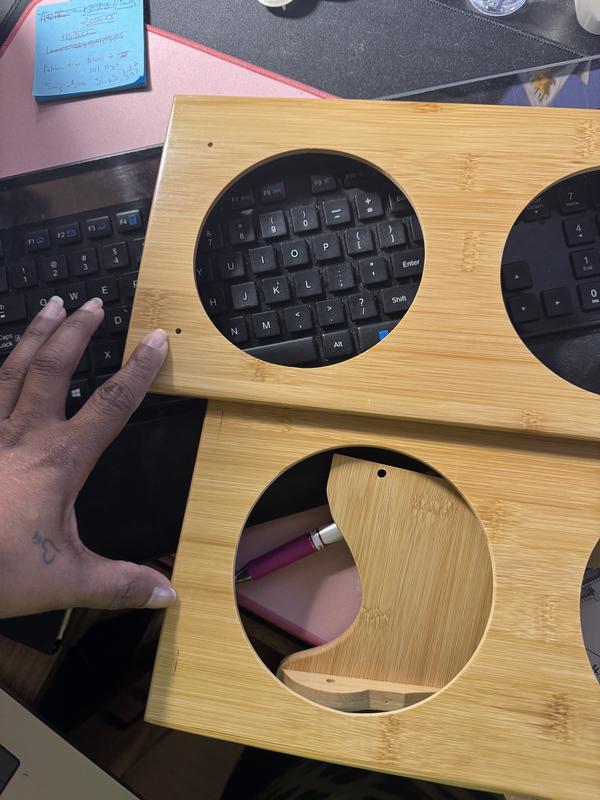 One has holes one does not