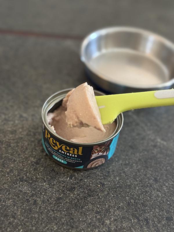 My cat loves the Reveal Tuna Fillet in Broth pate