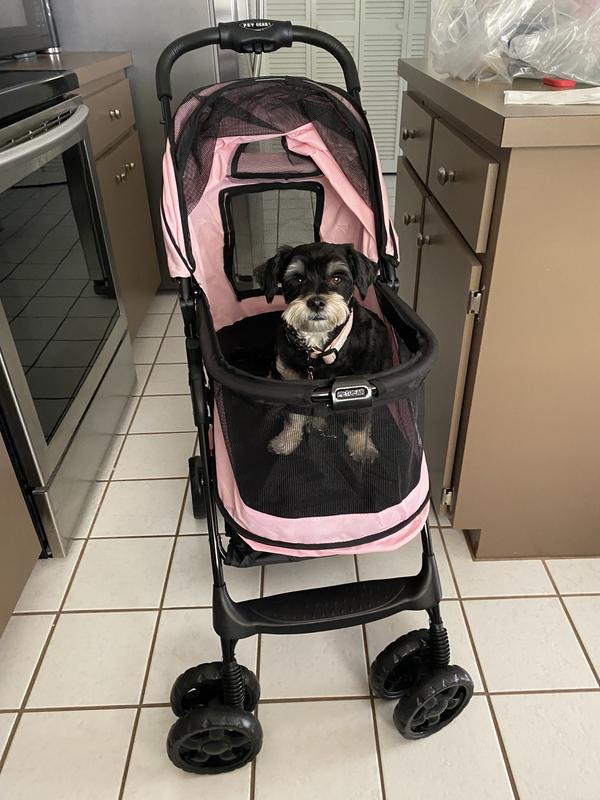 PET GEAR Happy trails No-Zip Pet Stroller, Sapphire - Chewy.com