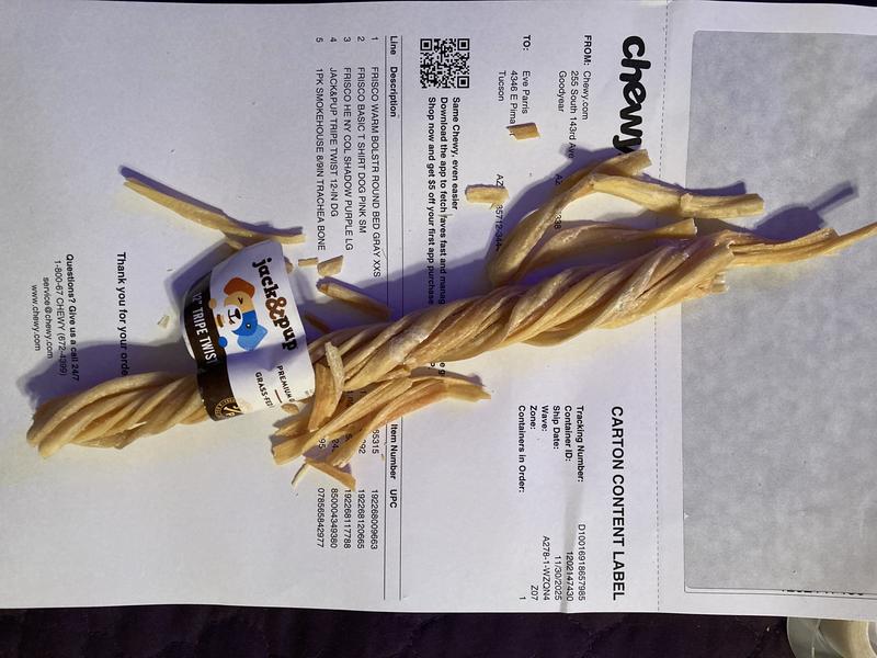 It’s a very dry product so it doesn’t travel well in the mail.