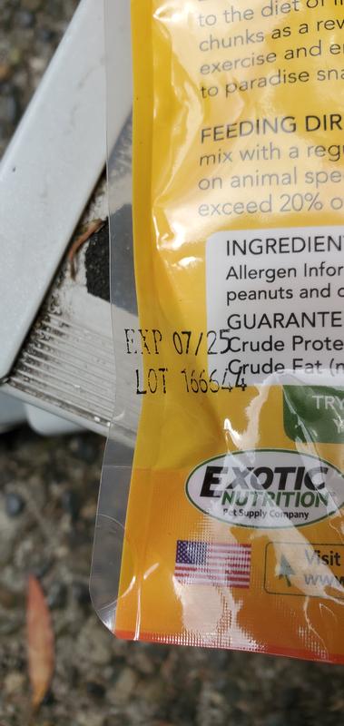 Expiration and lot number