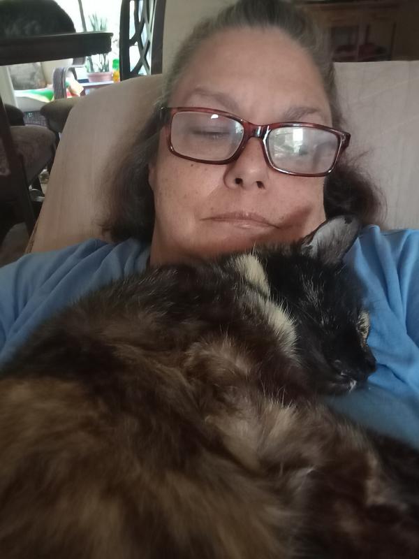 My old Patty is feeling better!!!