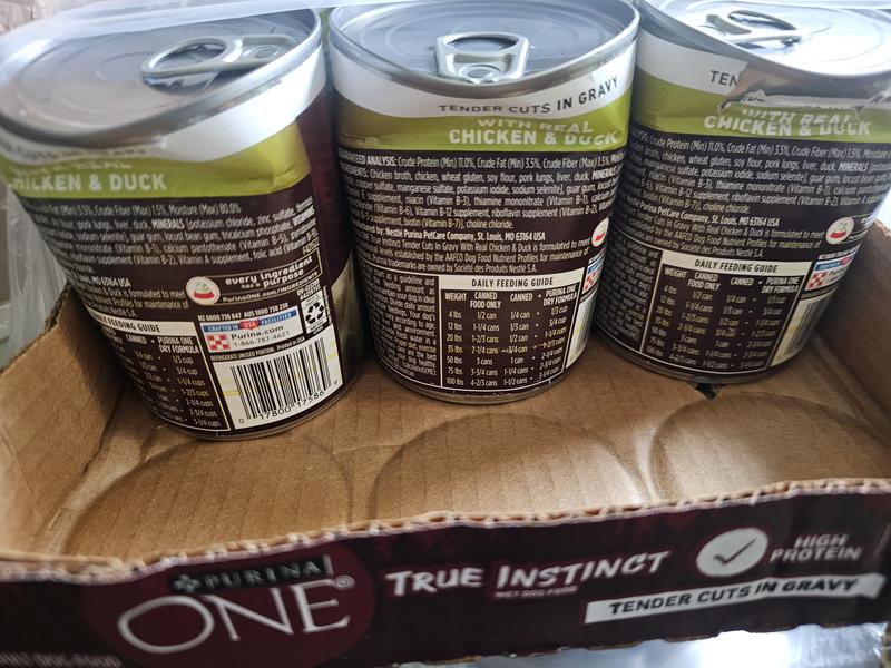 Horribly bent pet food cans, Highly unacceptable! Order 5025216717