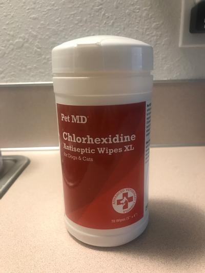 Petmd chlorhexidine outlet wipes