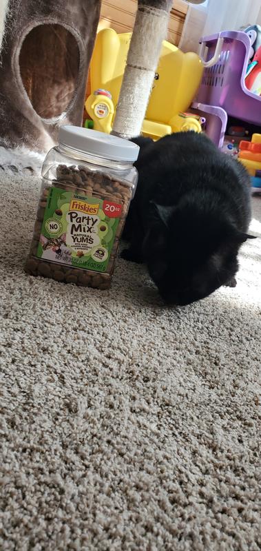 Having a snack.