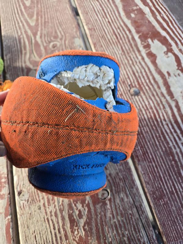 Not indestructible ball got absolutely demolished.