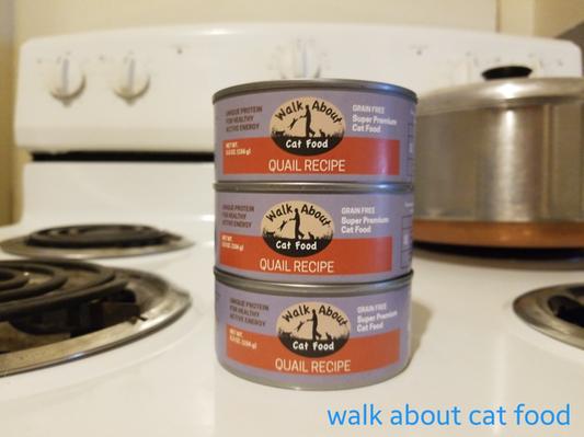 Walk About Grain Free Quail Recipe Canned Cat Food