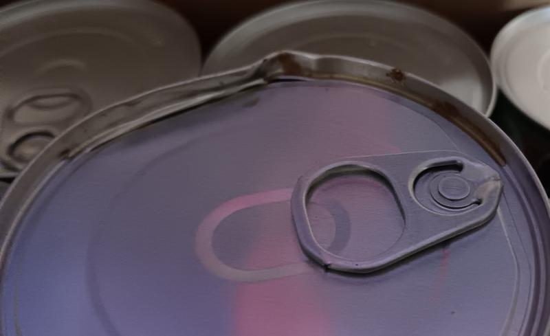 Example of all the dented cans