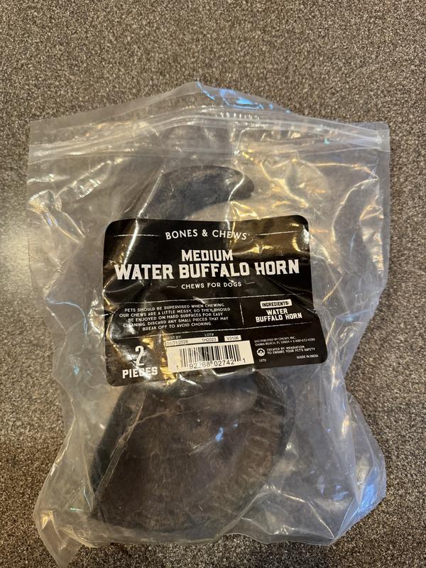 Bones & Chews Water Buffalo Horn Dog Treat