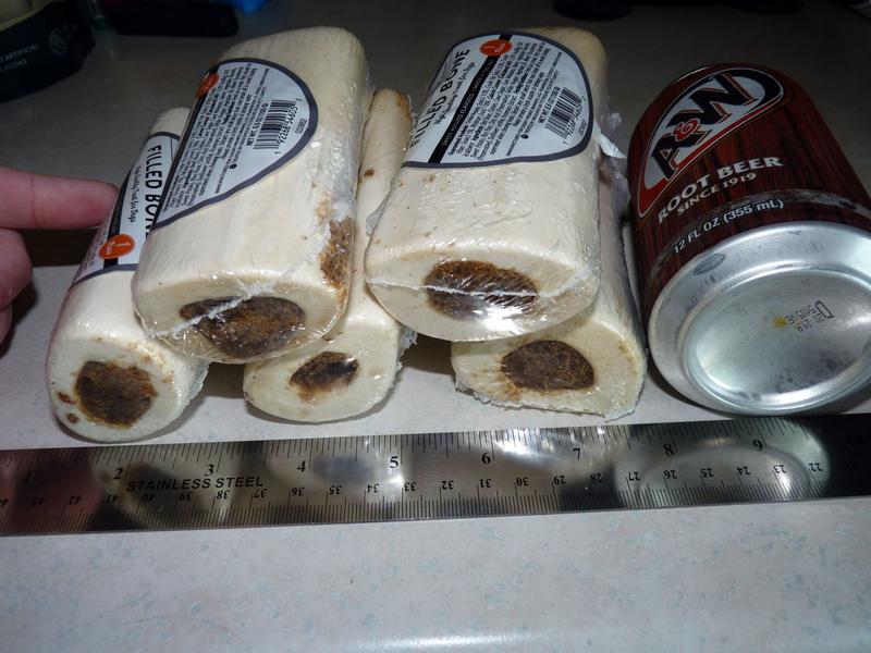 One end view (soda can for reference)
