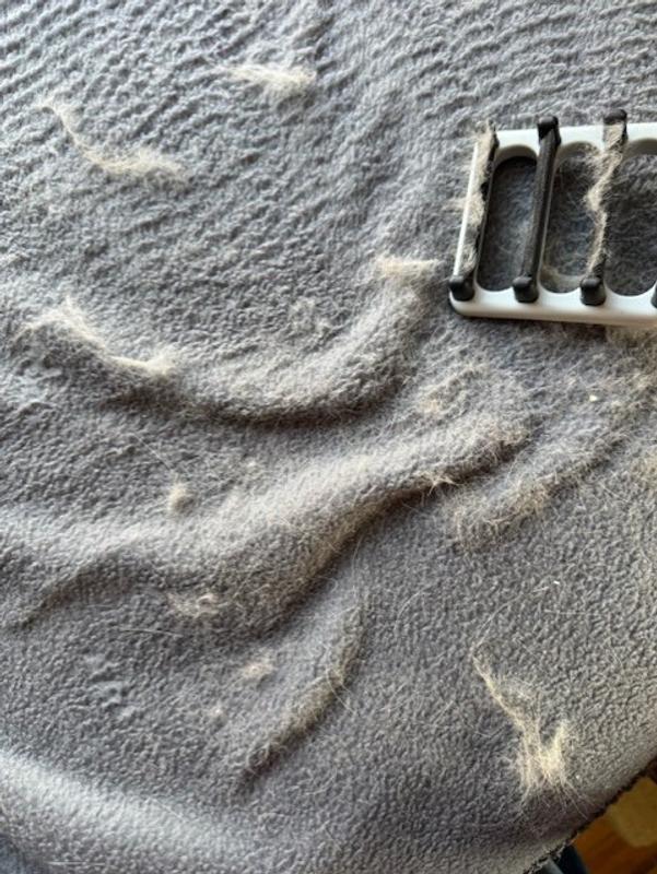 blobs of hair everywheere