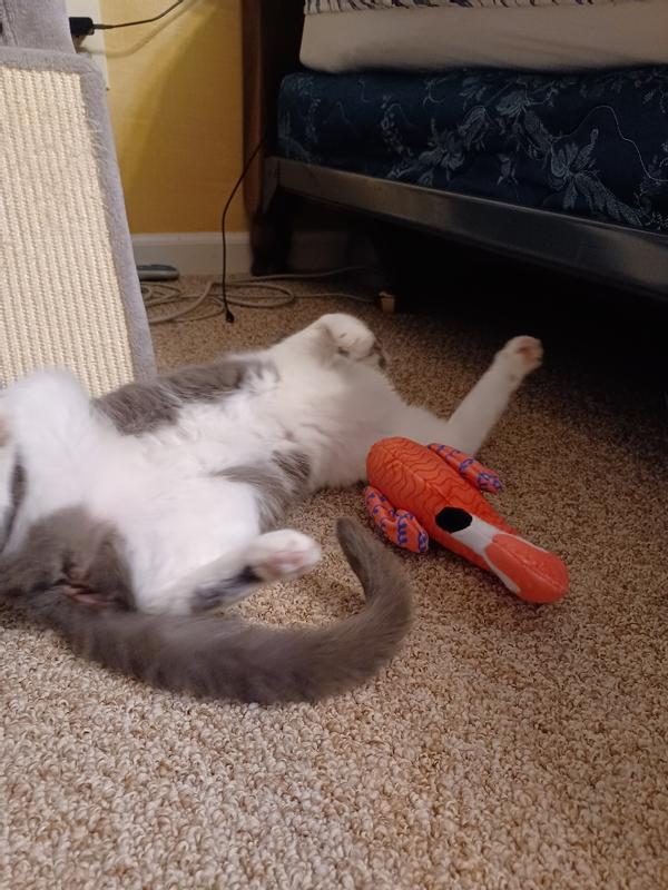 Yuna rolling on it.