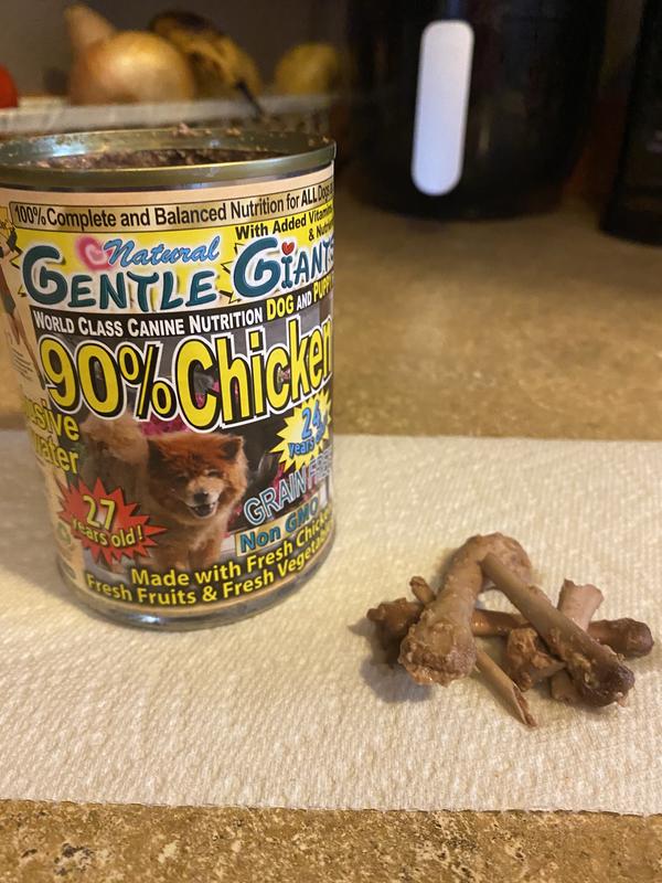 Gentle giants outlet dog food complaints