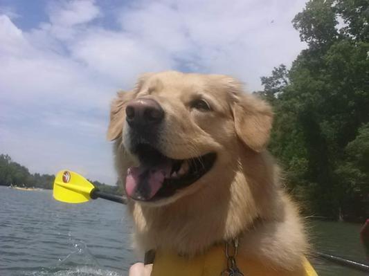 Connor loves kayaking!