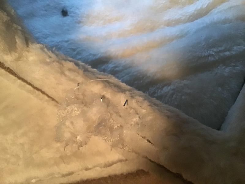 Staples sticking out