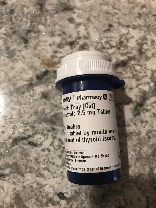 FELIMAZOLE (methimazole) Tablets for Cats, 5-mg Easy Refills