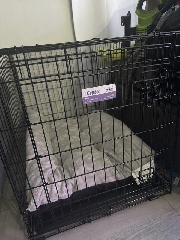 MIDWEST iCrate Fold & Carry Single Door Collapsible Wire Dog Crate