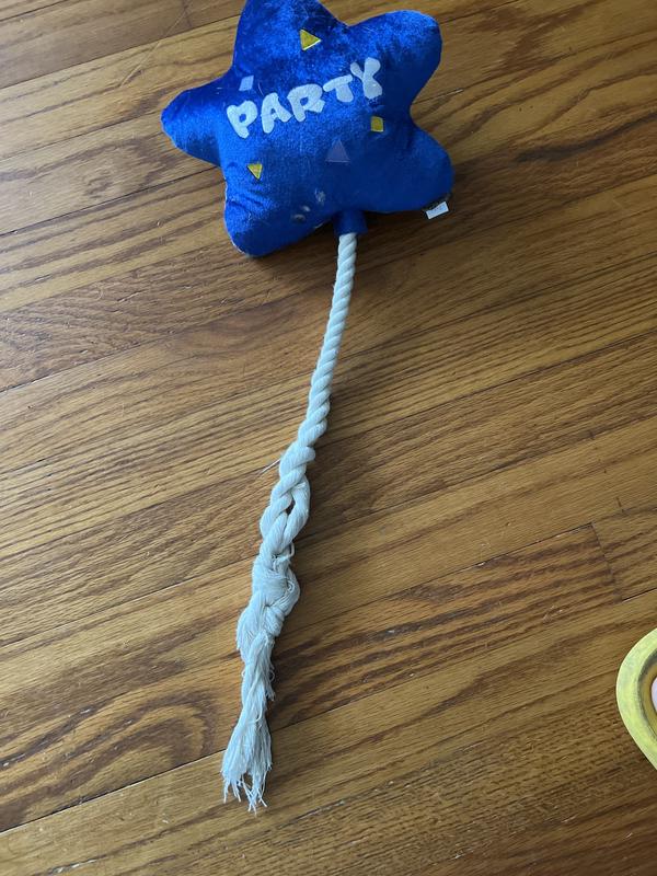 Please don’t judge my terrible “fix”. She loves the toy!