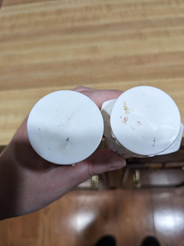 End of tubes where expiration date should be