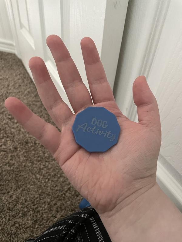 Size comparison of cap to my palm.