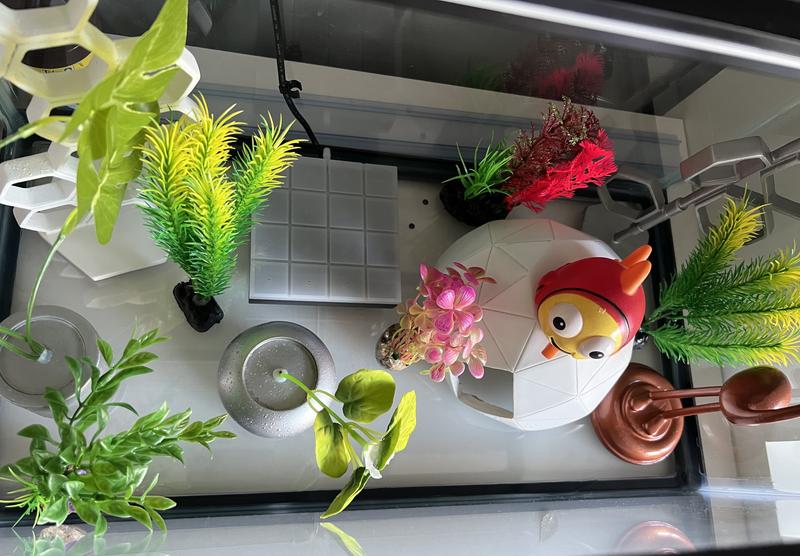 FRISCO Colorful Plastic Aquarium Plant Set, 6 pack