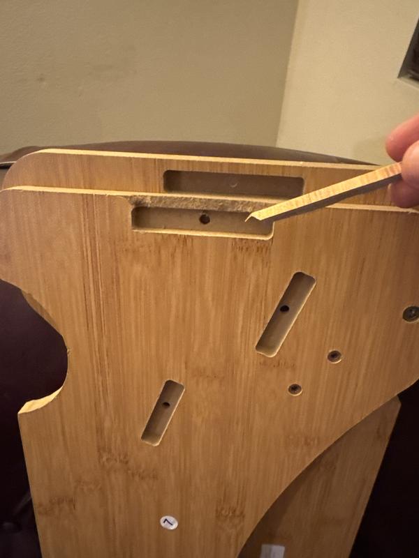 Trying to get pieces 4 and 7 to go together. Didn’t fit and broke.