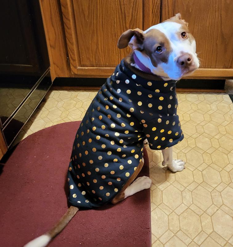 She loves her new jacket!