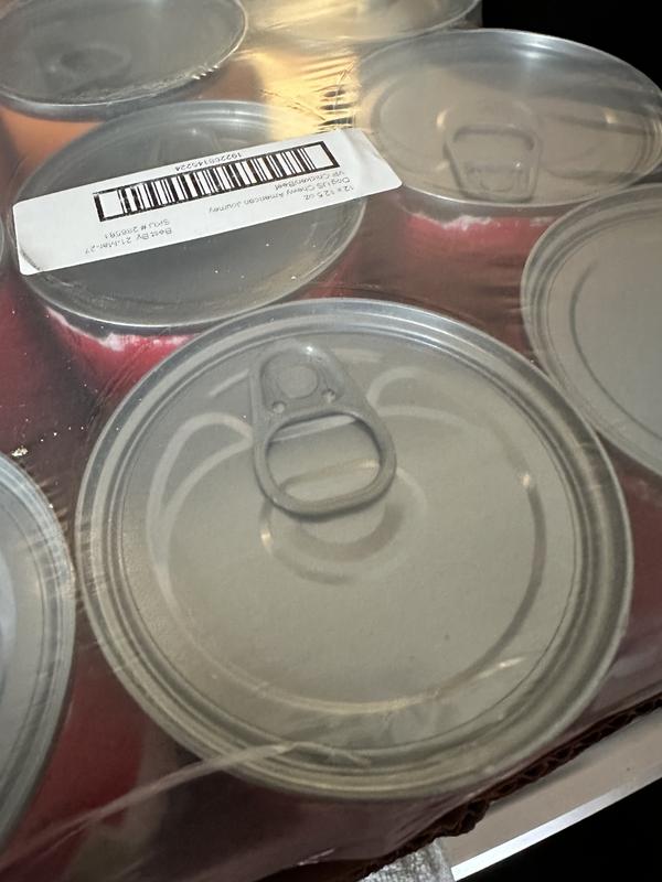 labels look torn right along the rim