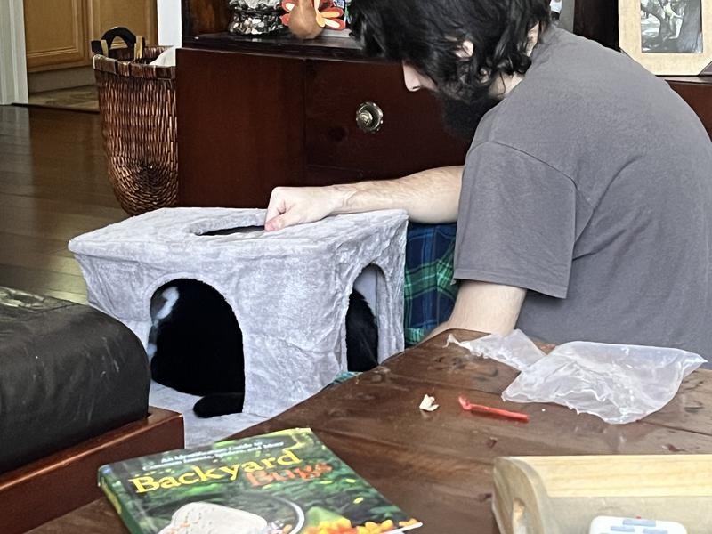 Our other big boy helping