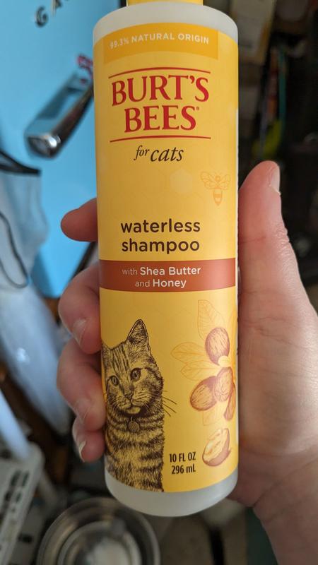 Burt's bees waterless 2025 shampoo for cats reviews