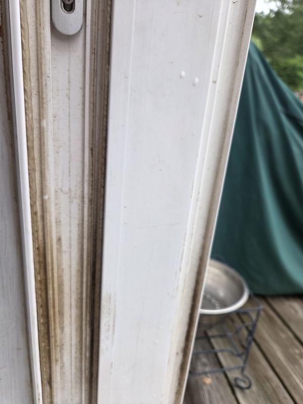 Door frame before steamer