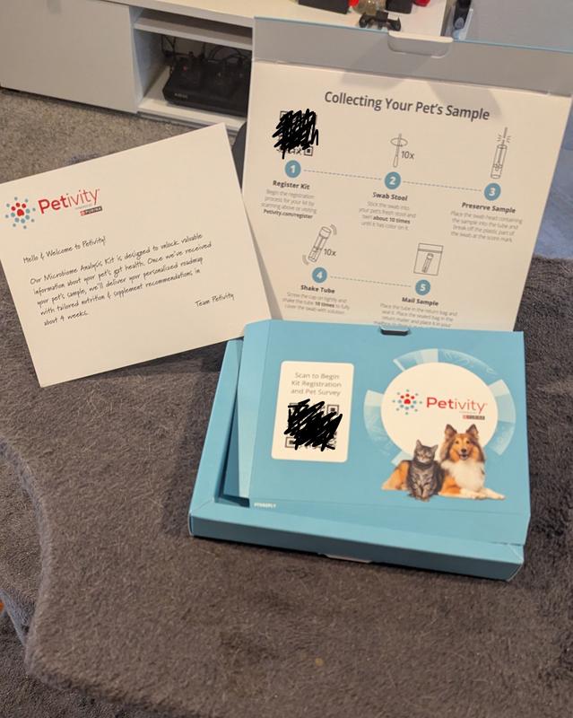 Instructions, note it also comes with mailing envelope, swab, and test tube not pictured