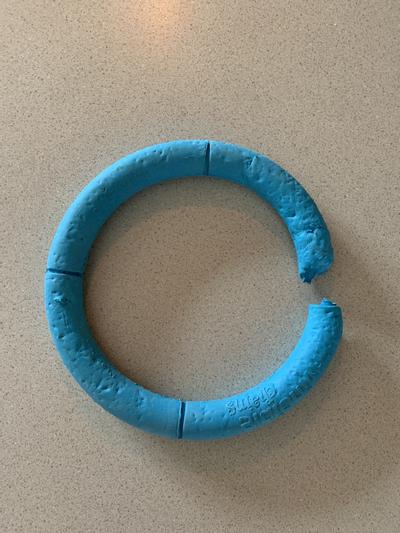 Broken ring, chunk taken out! 12 hours of use.