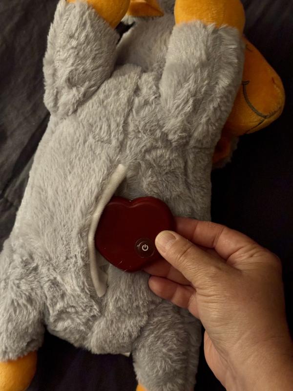 It goes inside the sheep belly and can be removed for cleaning.