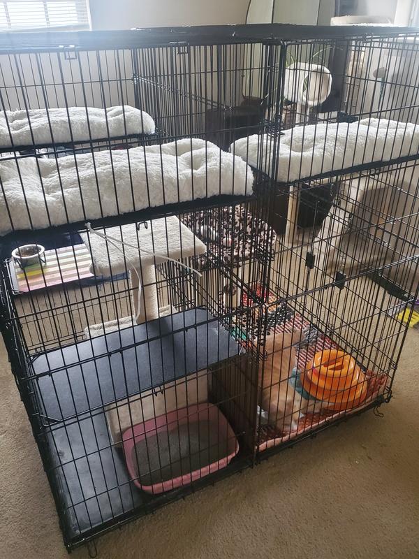 FRISCO Collapsible Wire Cat Cage Playpen