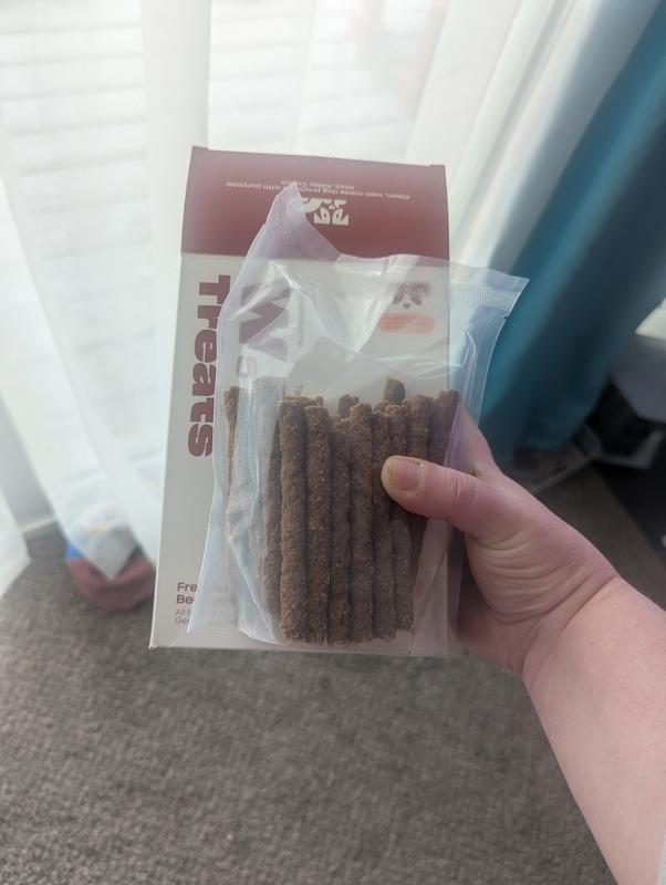 Size of inner bag compared to the box