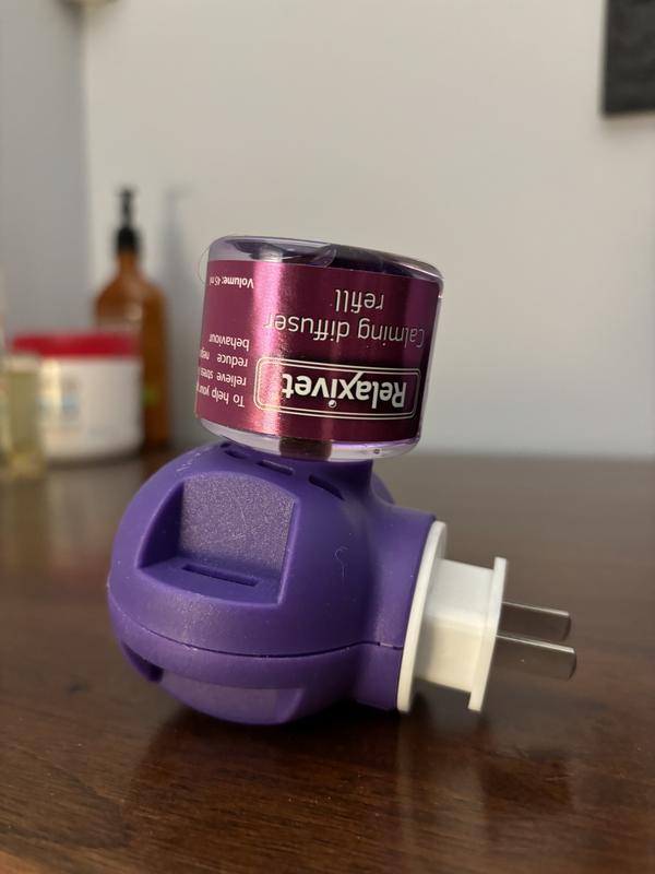 Diffuser refill (top) set in base.