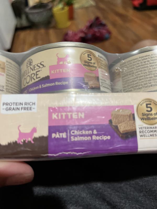 WELLNESS CORE Kitten Chicken & Salmon Natural Grain-Free Pate Wet Cat