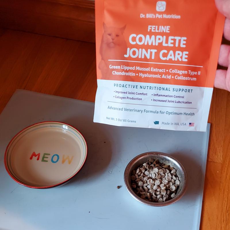 Sprinkled on the food