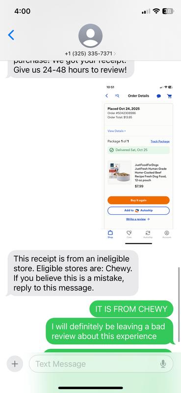 It is clearly from Chewy